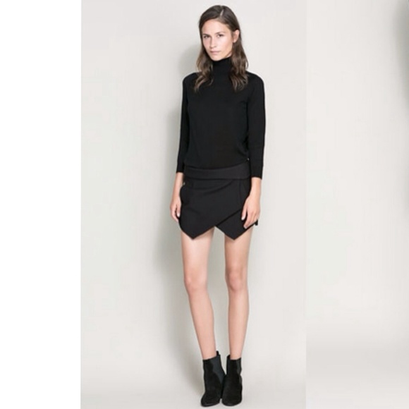 Zara Black Skort