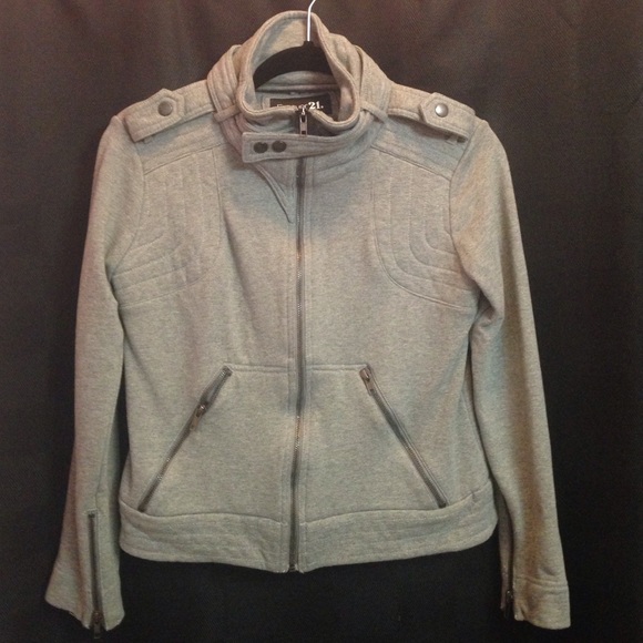 Forever 21 Knit Moto Jacket