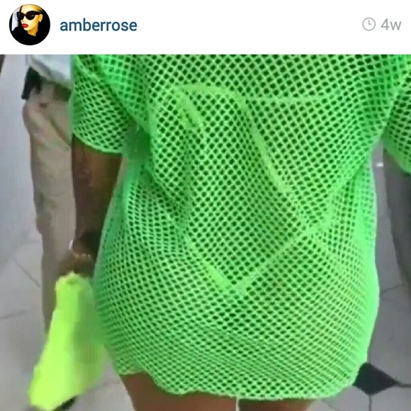 Neon Green Fur Clutch - Picture 4 of 4