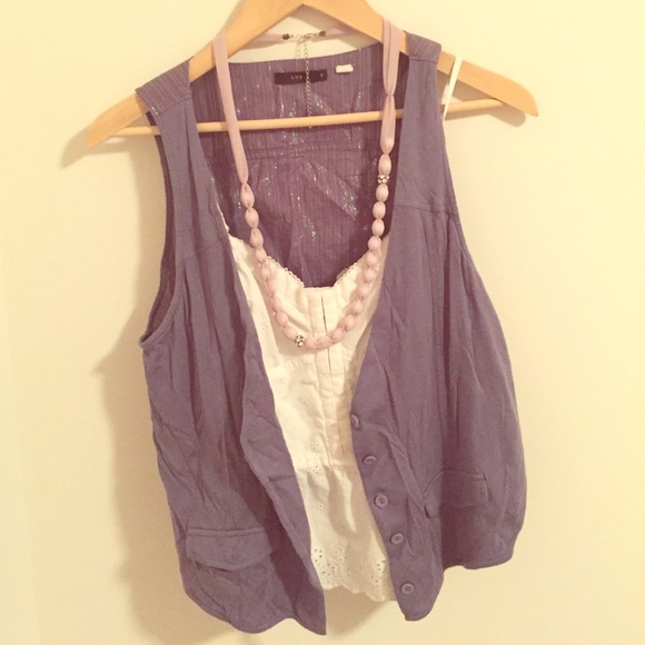 Lux purple vest