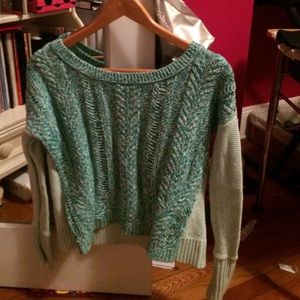 Turquoise Sweater American Eagle