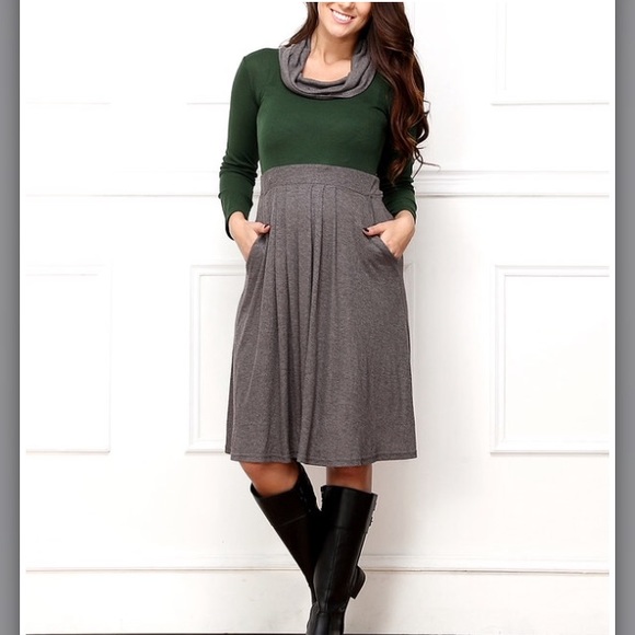 Cowel neck plus size dress NWT