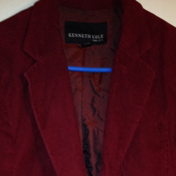 Kenneth Cole corduroy blazer off the runway