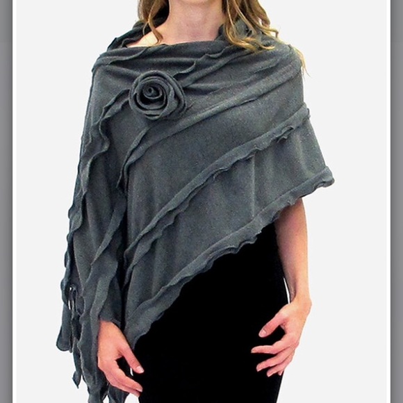 Plus sized cardigan throw