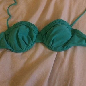 Turquoise bathing suit top