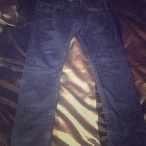 Navy blue TRUE religion jeans (slight fade)