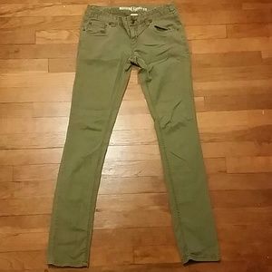 Olive Mossimo Supply Co Skinny Jeans Size 1