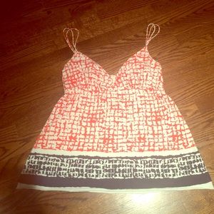 Jcrew factory red white and blue tank