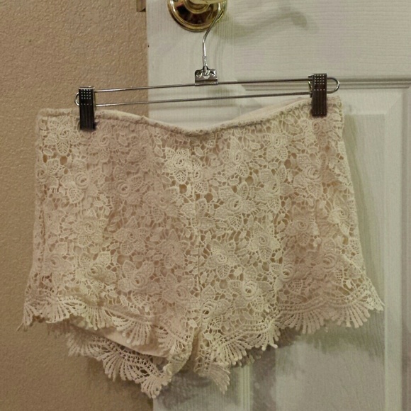 Crochet shorts