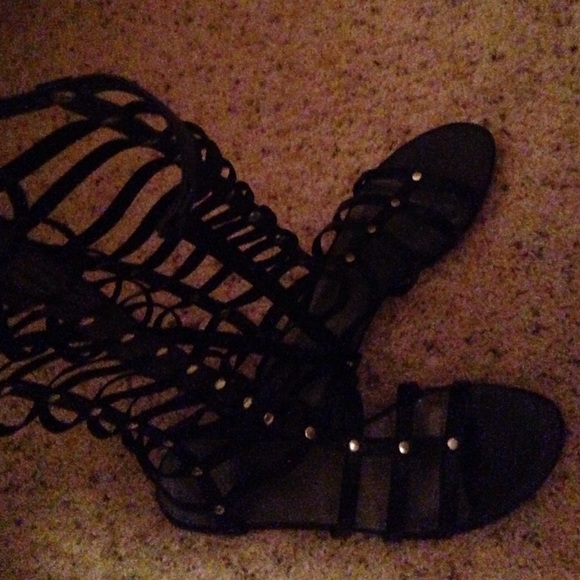 Stuart Weizmann gladiator sandals