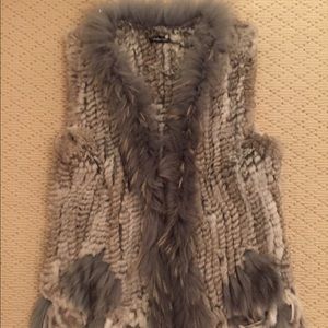100% Authentic Rabbit Fur Vest