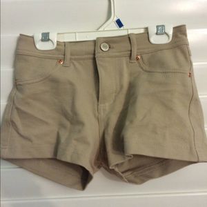 High Waisted Khaki Shorts