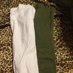 Plain tshirts from wetseal