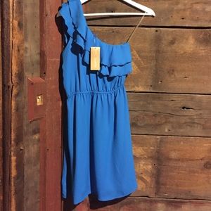 Francesca's one shoulder dress