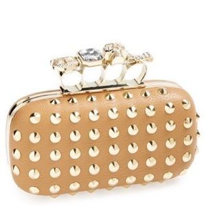 Natasha brand Alexander McQueen inspired clutch