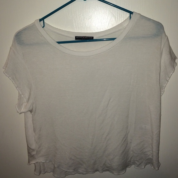 WHITE BRANDY MELVILLE TEE