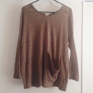 V-neck sweater
