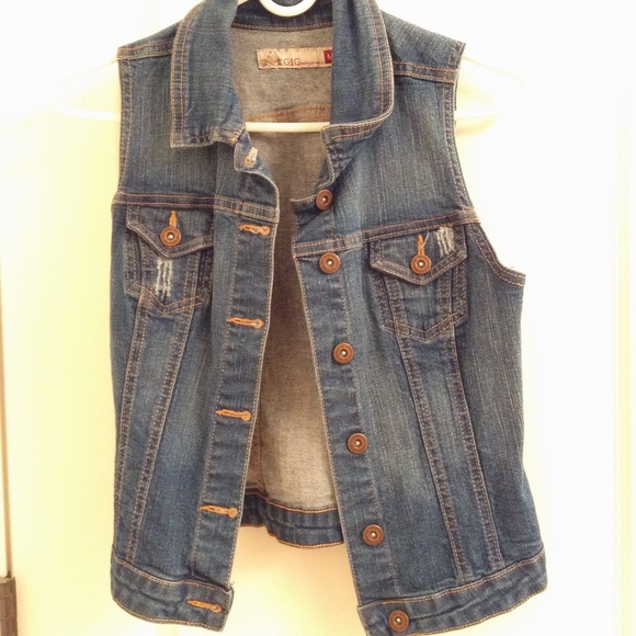 Blue Denim vest