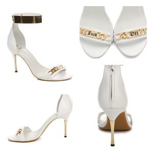 Jeffrey Campbell Malice heels in White