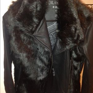 Black Faux Fur BlankNYC Jacket