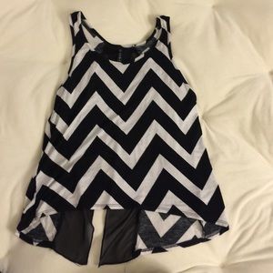 Chevron tank