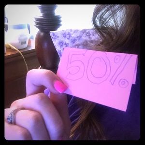 50% off all my stuff!! Only for a limited time!!!