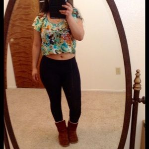 sophisticated blouse / crop top