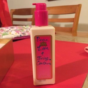 Peace,Love & Juicy Couture body lotion