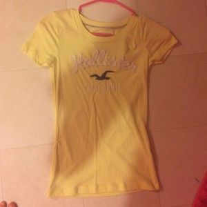 Yellow Hollister shirt