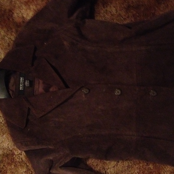 Genuine brown suede New York & company