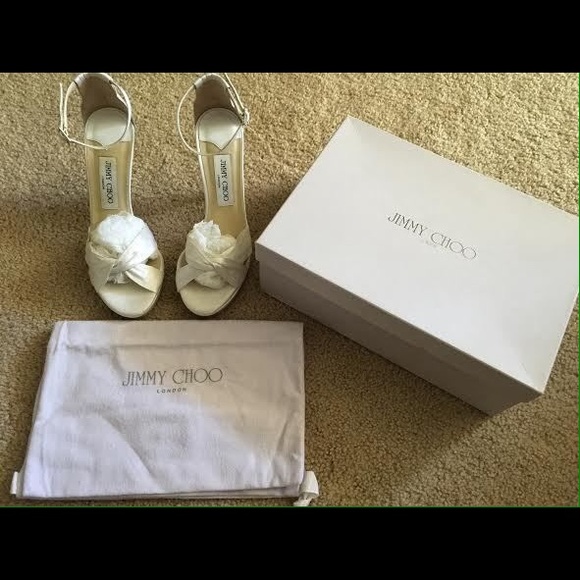 Never worn Jimmy Choo wedding shoes
