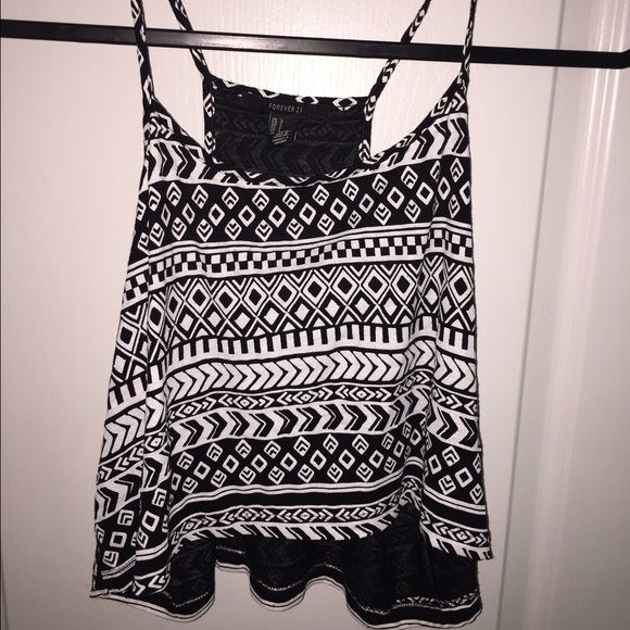 Tribal crop top