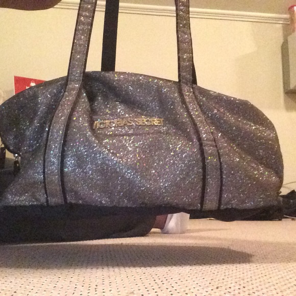 Gold Sparkle Duffle Bag