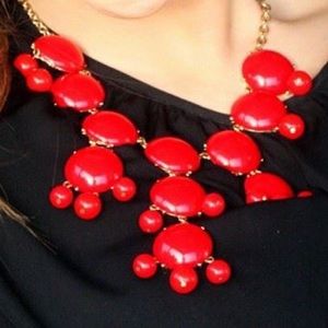 Red Bubble Necklace