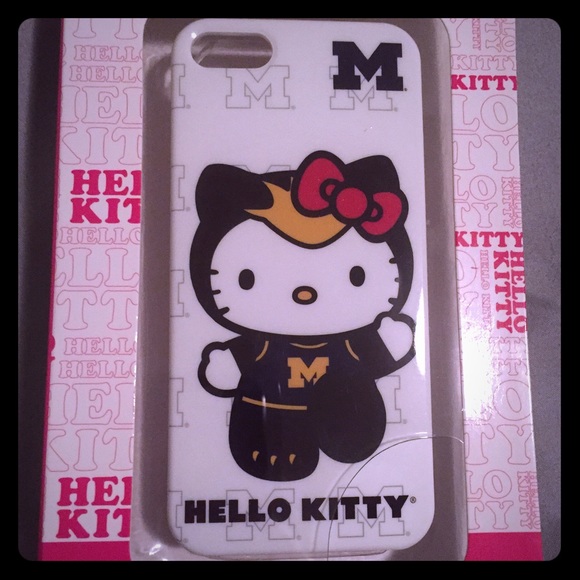 Hello Kitty University of Michigan iPhone 5 case