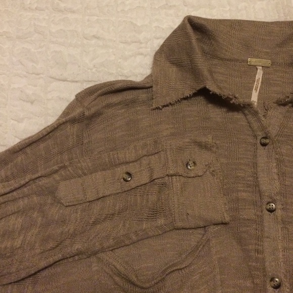 Free People button down