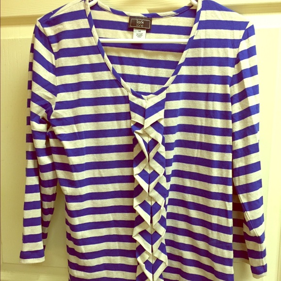 Blue & Cream striped long sleeve