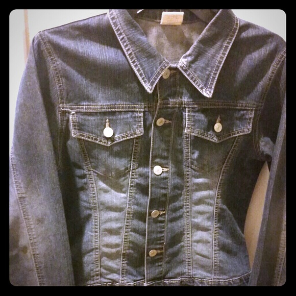 Denim like fashion jacket