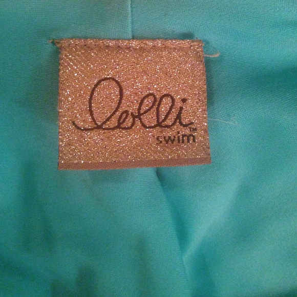 Aquamarine lolli bow bottoms - Picture 3 of 3