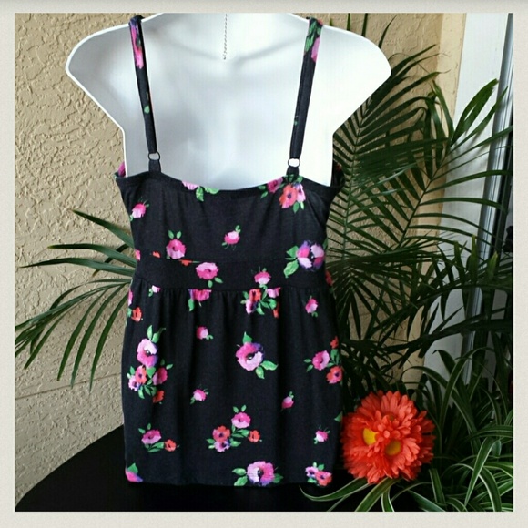 -SOLD- Torrid Floral Babydoll Cami - Picture 2 of 4