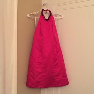 Pink A line cocktail dress.