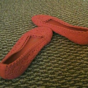 Pink Crochet Shoes