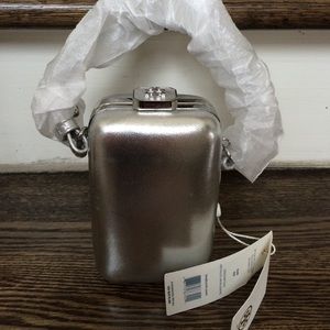 Tory Burch Metallic Minaudière