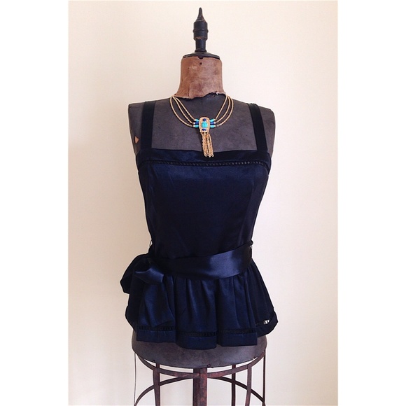 Vintage Tops - Vintage 1970s Albert Capraro silk top