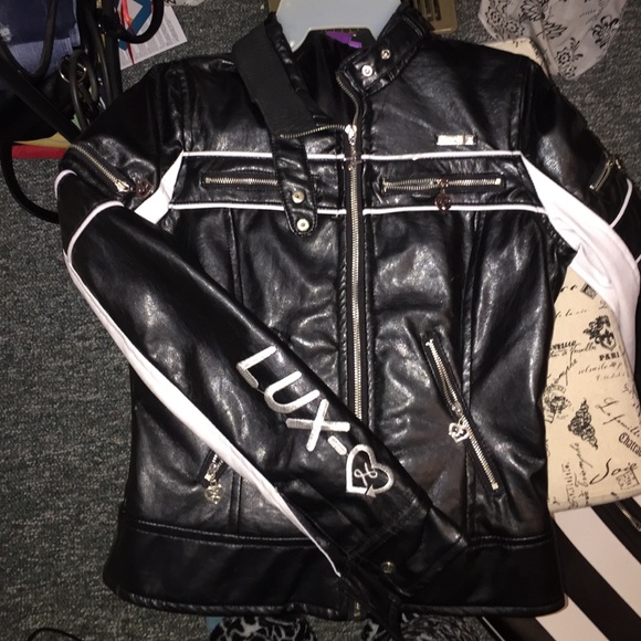 LUXIRIE by LRG leather jacket