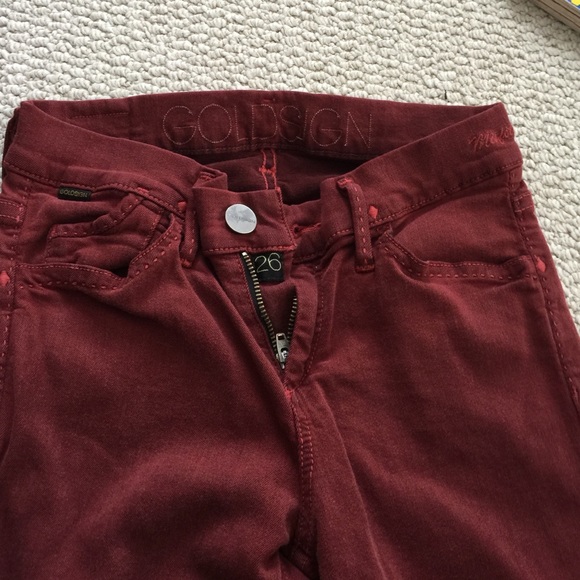 Brick color misfit Goldsign pants