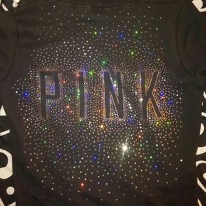 Pink bling hoodie great condition!