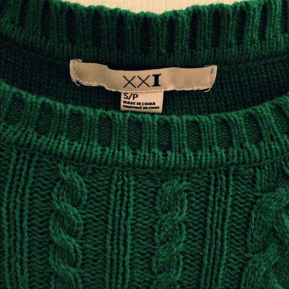Forever21 Green Sweater - Picture 3 of 3