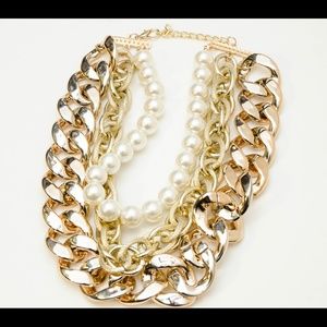 GOLD statement necklace