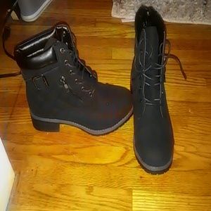 Black boots